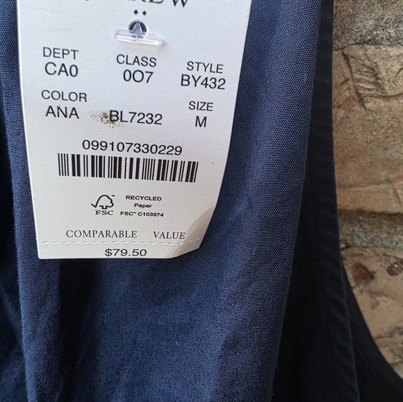 J. Crew Dark Blue Top - Picture 8 of 8